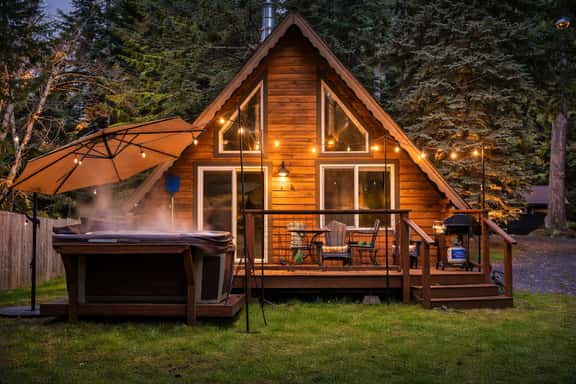 Perch - Waterfront A-Frame 2BR Cabin w/ Stylish Design and Hot tub! - Image 1