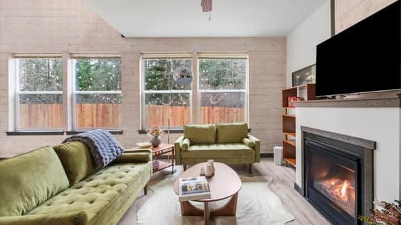 Perch - Skatecreek Cabin: Midcentury Vintage Cabin w/ Hot Tub & Fire Pit! - Image 2