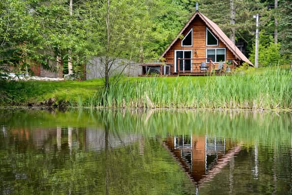 Perch - Waterfront A-Frame 2BR Cabin w/ Stylish Design and Hot tub! - Image 2
